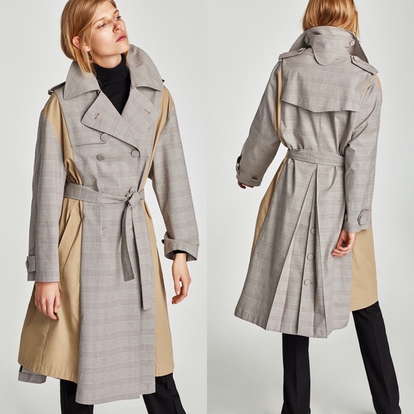 zara trench coat with belt